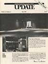 vintage newspaper with dark photo on front