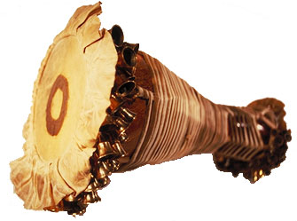 Batá drum (iyá). Ezequiel Torres. HMSF Collection, 1996.60.1