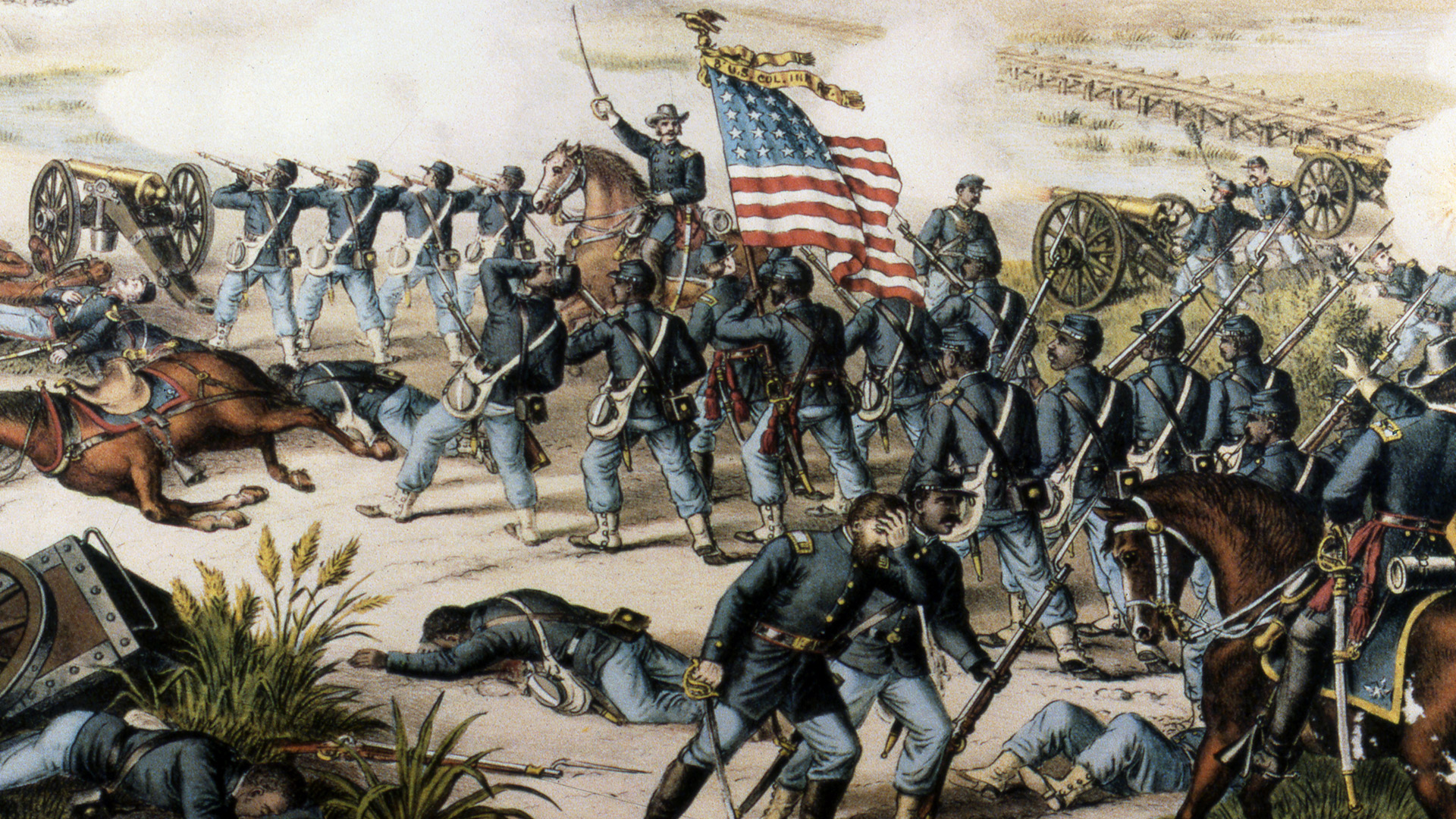 War fight scene