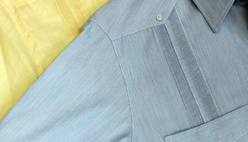 blue shirt