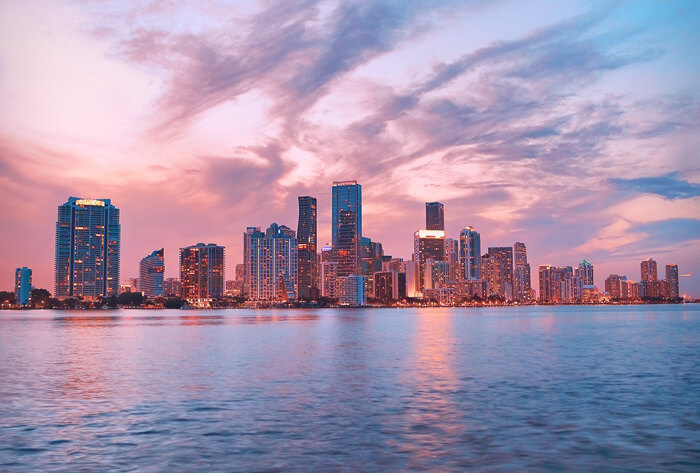 miami sunset
