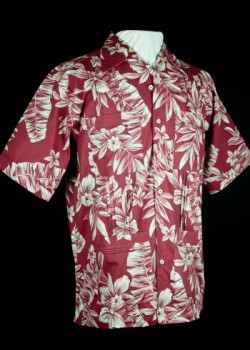 Hawaiiabera. Circa 2012. Cotton. Aloha Señor Clothing Company. Representing a new development in men’s resort wear, the Hawaiiabera is a synthesis of the Hawaiian shirt and guayabera; it combines the colorful, floral fabric of the former with the functional pockets and decorative pleating of the latter. The shirt’s designer is based in San Antonio, Texas. Collection of Museum of Miami. Hawaiiabera. Circa 2012. Cotton. Aloha Señor Clothing Company. Representing a new development in men’s resort wear, the Hawaiiabera is a synthesis of the Hawaiian shirt and guayabera; it combines the colorful, floral fabric of the former with the functional pockets and decorative pleating of the latter. The shirt’s designer is based in San Antonio, Texas. Collection of Museum of Miami.