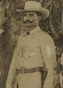 Cuban colonel in uniform. 1895-1898. Loan courtesy of the William K. Combs Collection.